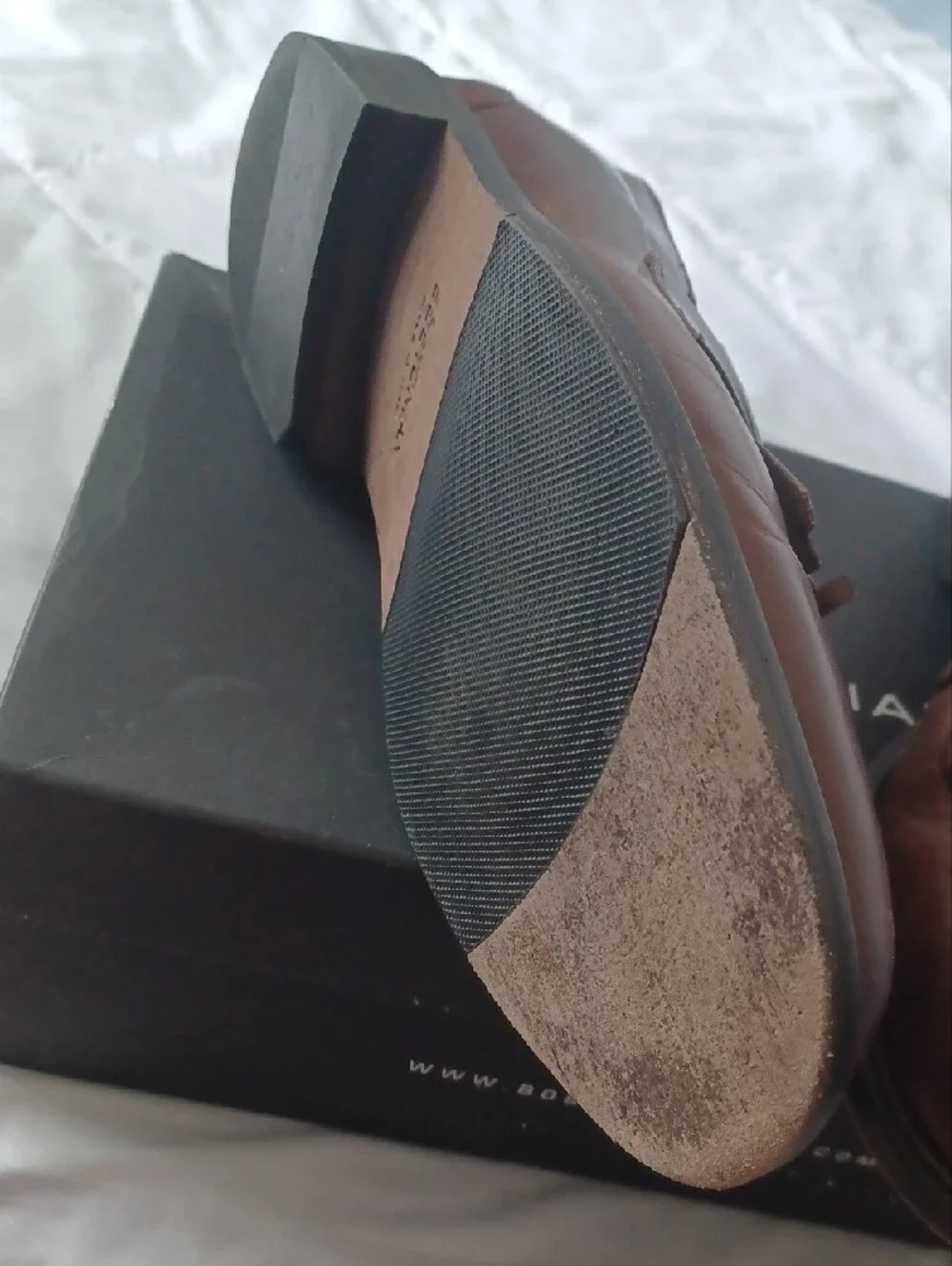 Bostonian brown leather